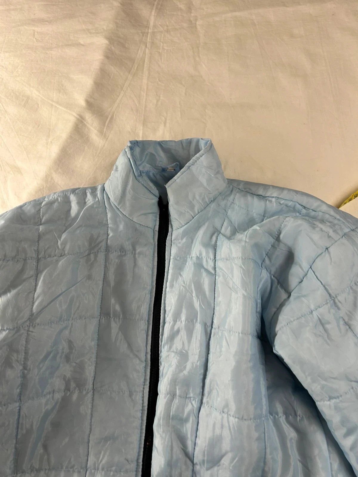 Veste matelassée bleu clair vintage – photo 6